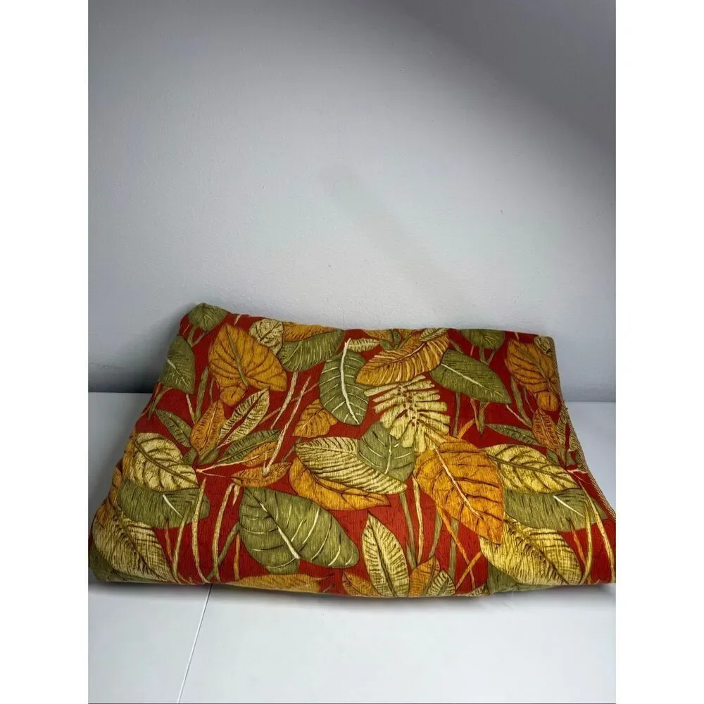 CROSCILL Las Palmas Tropical Leaves Twin Set Comforter Pillow Sham Bedskirt Note